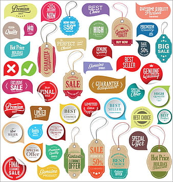 Venta pegatinas etiquetas y etiquetas vector set eps