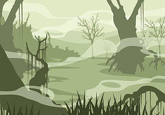 Swamp Free Vector eps svg