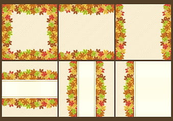 Thanksgiving Frames And Templates ai vector