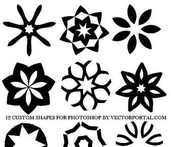 star photoshop shapes 2 csh vector