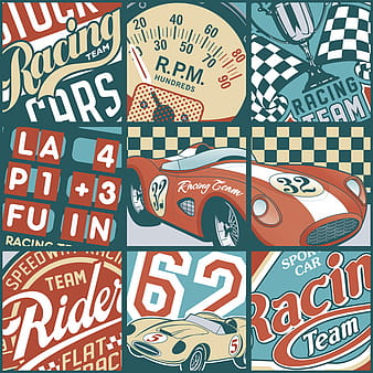 Racing label vector ai
