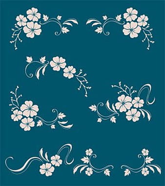 South Korea Background pattern vector material series ai