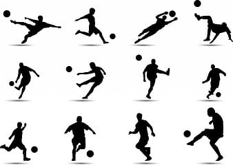 Soccer Silhouette eps ai vector