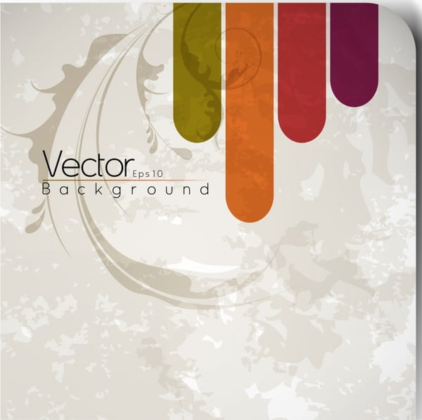 Retro pattern background vector eps