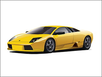 Yellow Lamborghini Yellow Lamborghini eps ai vector