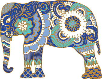Indian elephant vector eps