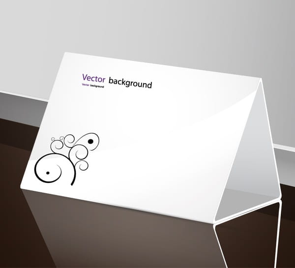 Vector pattern table card eps