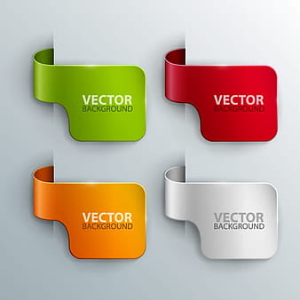 Modern layered banners vector material  eps