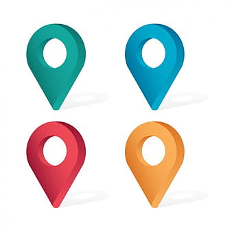 Location icons eps vector