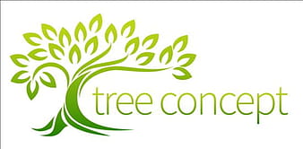 Green tree logos vector graphic  eps