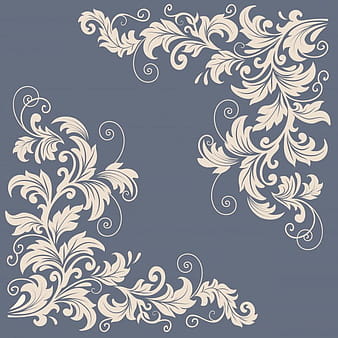Elementos de diseño floral de vector para decoración de página eps