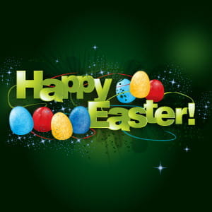 Happy Easter Vector ai