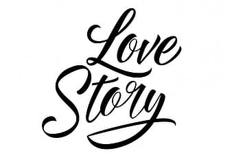 Love story lettering eps vector