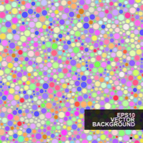 Multicolor dot pattern vector background eps