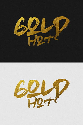 Gold text effects psd vector