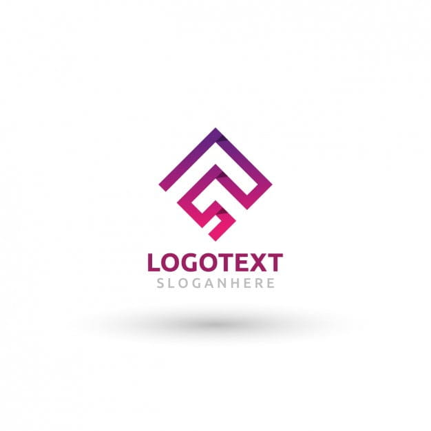 Angular Logo Template eps vector
