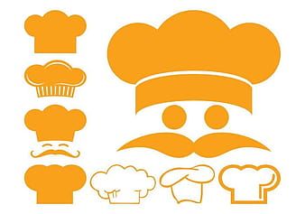 Chef Hat Icons ai vector