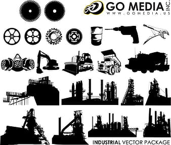 Industrial Equipment Free ai vector