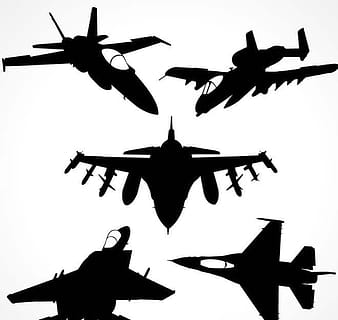 military aircrafts ai eps vector