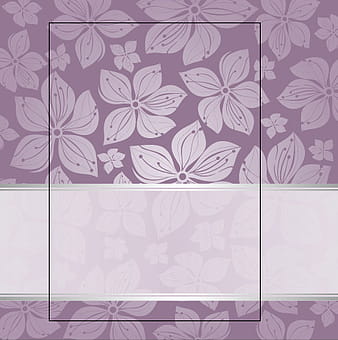 Purple floral ornament pattern backgrounds vector ai