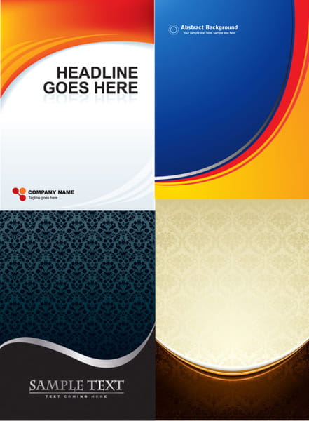 Dynamic lines background vector eps