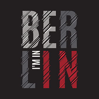 Vector de sello de gráficos de diseño de camiseta de impresión de camiseta de Berlín eps ai