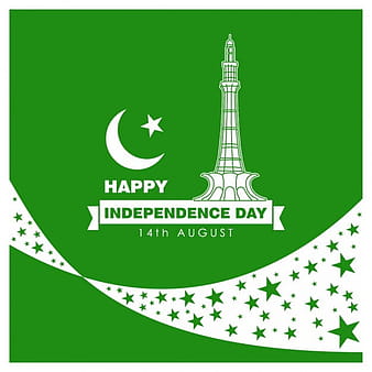 14 august pakistan independence day eps vector