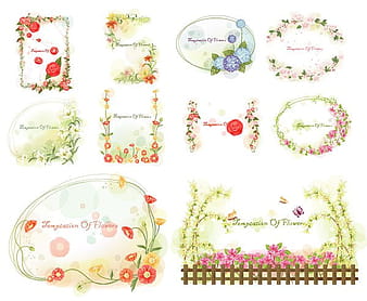 South Korean-style lace Vector material series ai