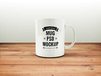 Free Coffee Mug PSD Mockup psd vector