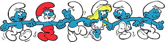 Smurfs eps svg vector