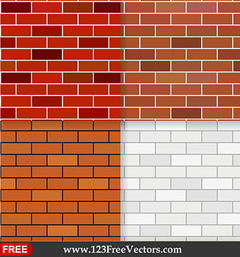 Brick Wall Texture Seamless Pattern Background eps ai vector
