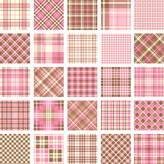 Plaid fabric patterns seamless vector 10 eps