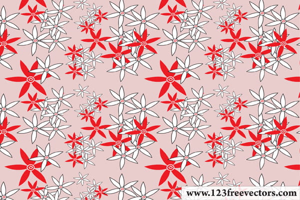 Vector Flower Pattern eps