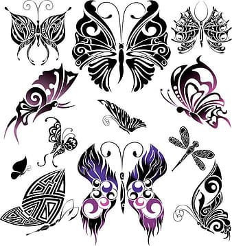 Tótem de mariposa hermosa eps