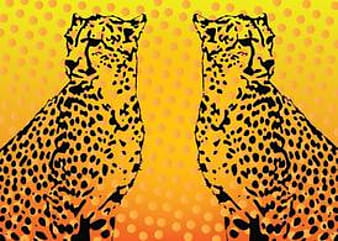 Leopard eps ai vector