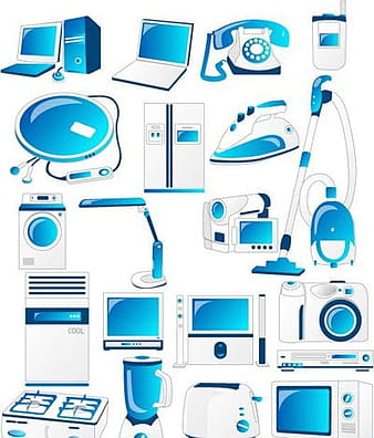 Iconos de electrodomésticos eps