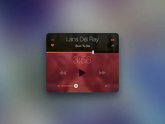 วิดเจ็ตเครื่องเล่นเพลง psd
