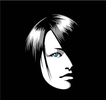 face of a girl cdr eps ai vector