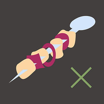 Flat cartoon of meat sauce grill and other vector ai eps