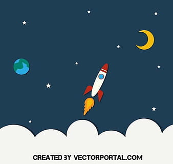space mission illustration vector eps ai
