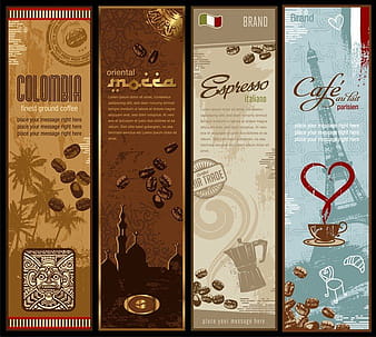 Coffee Bnner Theme eps vector