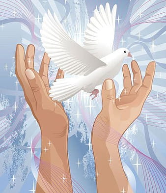 Hands Wish For Peace eps vector