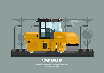 Illustration de rouleau de route svg eps