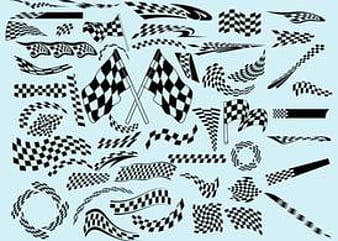 Racing Flags ai vector