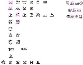 Washing icon tag ai vector
