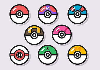 Pokemon Ball Vector eps