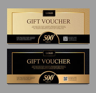 Gift voucher modern template vector  eps