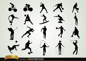 Set of Sport Silhouettes