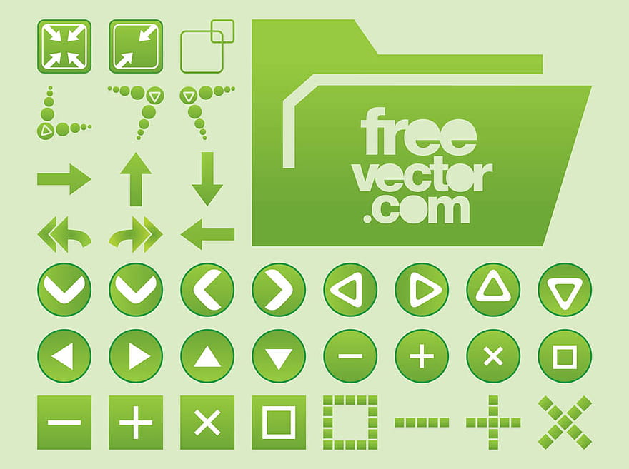 Vector Interface Buttons ai