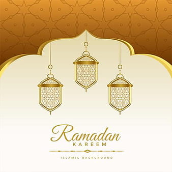 elegant ramadan kareem holiday background eps vector
